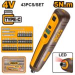 Tournevis sans fil 4V avec 40 Accessoires