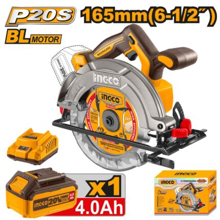 Scie circulaire 20V 165mm (sans batterie/chargeur)