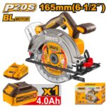 Scie Circulaire 20V +1 Batterie 4Ah 165mm