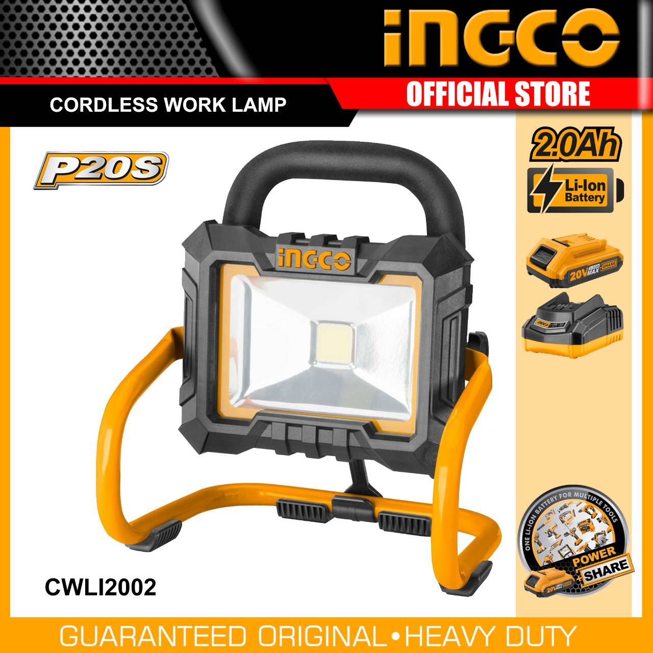 CWLI2002_3 Projecteur 20V batterie/chargeur non inclus – Image 1