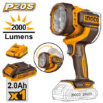 Lampe de travail 20 V 1 Batt 2Ah et Chargeur