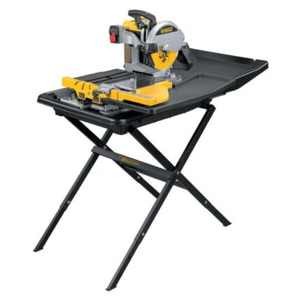 Scie À Carrelage Humide 10 Pouces Pour Travaux Intensifs Avec Support 1600W