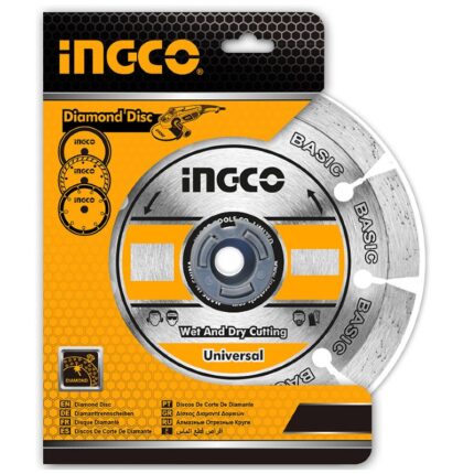 Disque Diament Sec/Eau 230Mm Ingco
