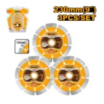 Jeu De 3 Disque Diamant 230X22,2Mm