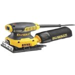 Ponceuse Orbitale 230 W – Feuille 1/4 – 14000 Opm  Type : Orbitale
Puissance : 230 Watts
Vitesse De Rotation : 14000 Tr/Mn
Diamètre Oscillant De L’Orbite : 1,5 Mm
Dimensions Des Abrasifs : 140 X 115 Mm
Dimensions Du Patin : 108 X 115 Mm
Niveau Sonore : 90 Db
Emission De Vibration : 4M/S²
Poids : 1,4 Kg
Livrée Avec Sacs À Poussière, 1 Adaptateur Pour Aspiration Et 3 Feuilles Abrasives (40,120,240) – Image 3