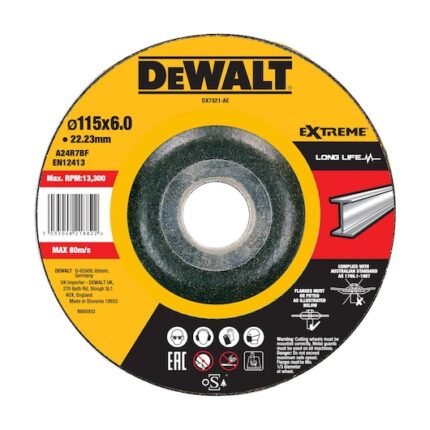 Disque A Ebarber Metal  Dewalt 115X6X22