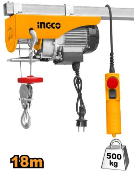 Palan électrique 900W 250-500KG