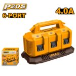 Chargeur à batteries 20V 4Ah 6ports