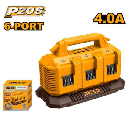 Chargeur à batteries 20V 4Ah 6ports