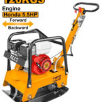 Plaque de compactage réversible 126kgs 4,0Kw moteur Honda