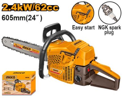 Tronçonneuse à essence 2.4KW 62cc 605mm 24"