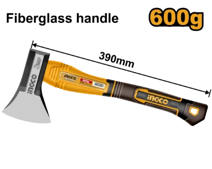 Hâche 600g 390mm à tête forgée SI