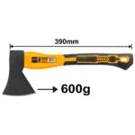 Hâche 600g 390mm à tête forgée – Image 2