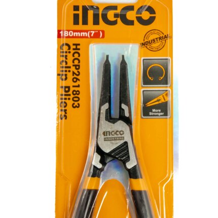 Pince circlips interieur à tête droite 180mm