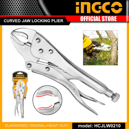 Pince-étau à mâchoire arrondie 255mm Acier de carb