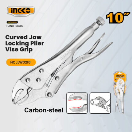 Pince-étau à mâchoire arrondie 255mm Acier de carb