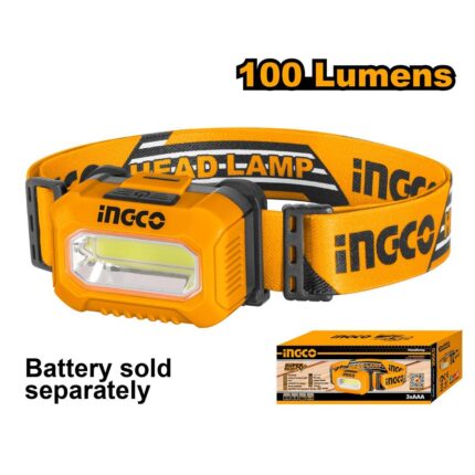 Lampe frontale à piles 100 Lumens