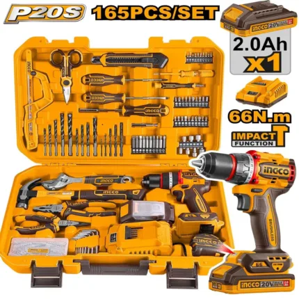 Coffret visseuse 20V + 164 outils/accessoires