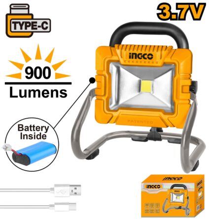 Projecteur 3.65V Chargeur Tupe C Ingco