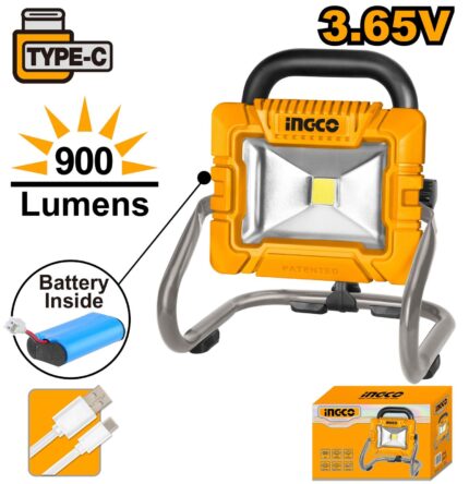 Projecteur 3.65V Chargeur Tupe C Ingco