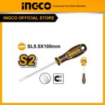 Tournevis Plat Sl 5.5X100Mm Magnétique Ingco