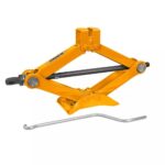Cric De Voiture Pliable 2 T + Poignée De Cric Ingco