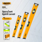 Set De 3 Niveaux A Bulle 40-60-100Cm Ingco – Image 4