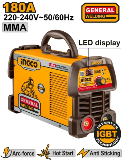 Poste A Souder Mma Invertir 180A Ingco