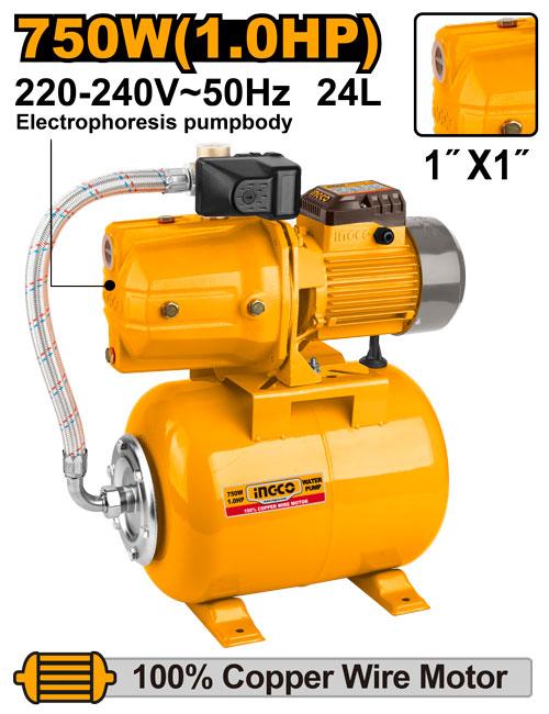 JPT07508_310 Pompe à eau à jet automatique 750W 1HP – Image 1