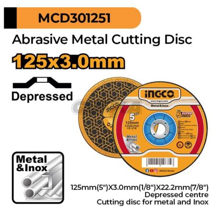 Disque Abrasif 125*3*22,3