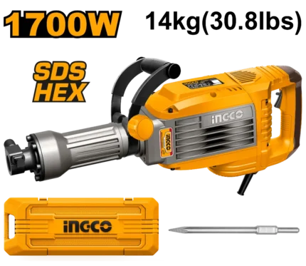 Marteau Piqueur 14Kg 1700W  50J Ingco