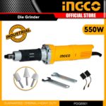 Meuleuse droite 6mm 550W + 3 accessoires – Image 3