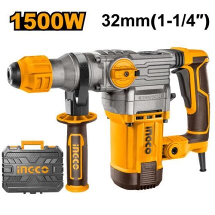 Marteau perforateur SDS Plus 1500W 32mm + 5 access