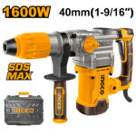 Marteau perforateur SDS Max 1600W 40mm + 2 forêts +