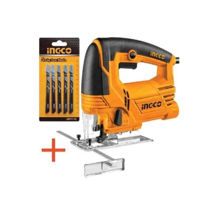 Scie sauteuse INGCO 80mm 650 W + 5 lames