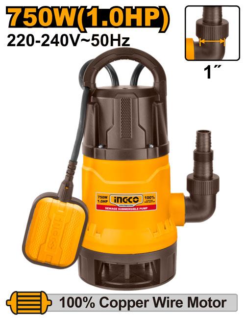SPD7508_311 Pompe submersible 750W 1HP – Image 1