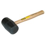 MAILLET MANCHE BOIS TETE EN CAOUTCHOUC Ø60MM