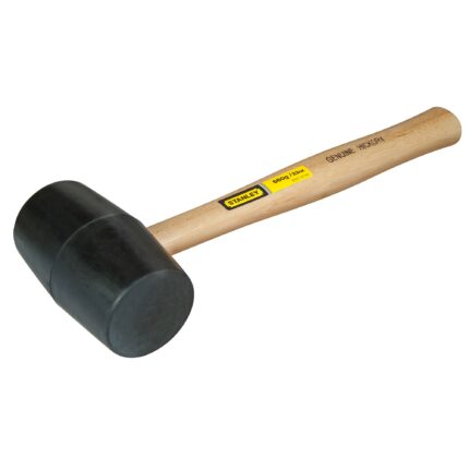 MAILLET MANCHE BOIS TETE EN CAOUTCHOUC Ø60MM